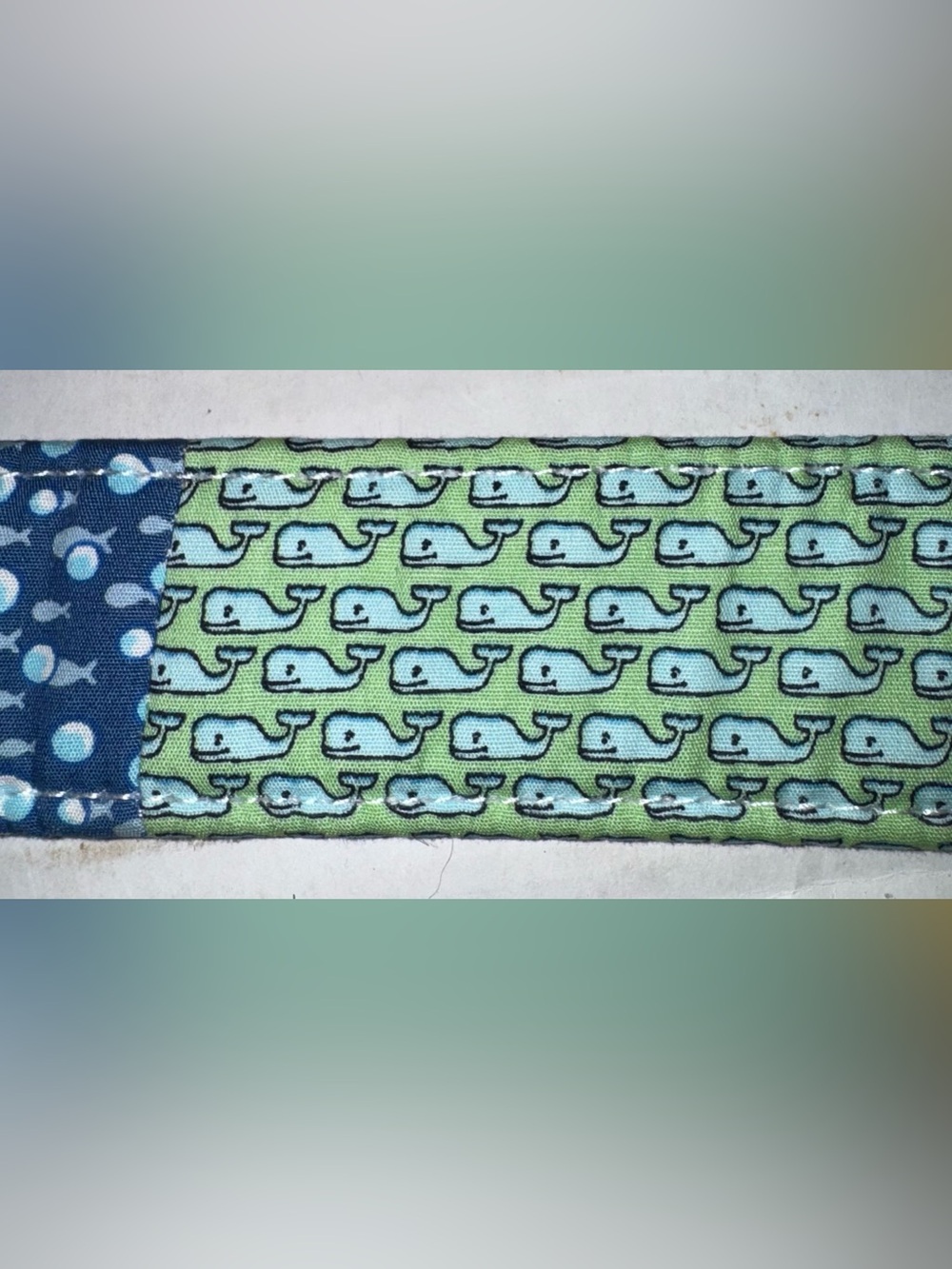 Vineyard Vines Patchwork Belt Multicolored Cotton D Rings XL Cape Cod Nautical - Picture 6 of 11